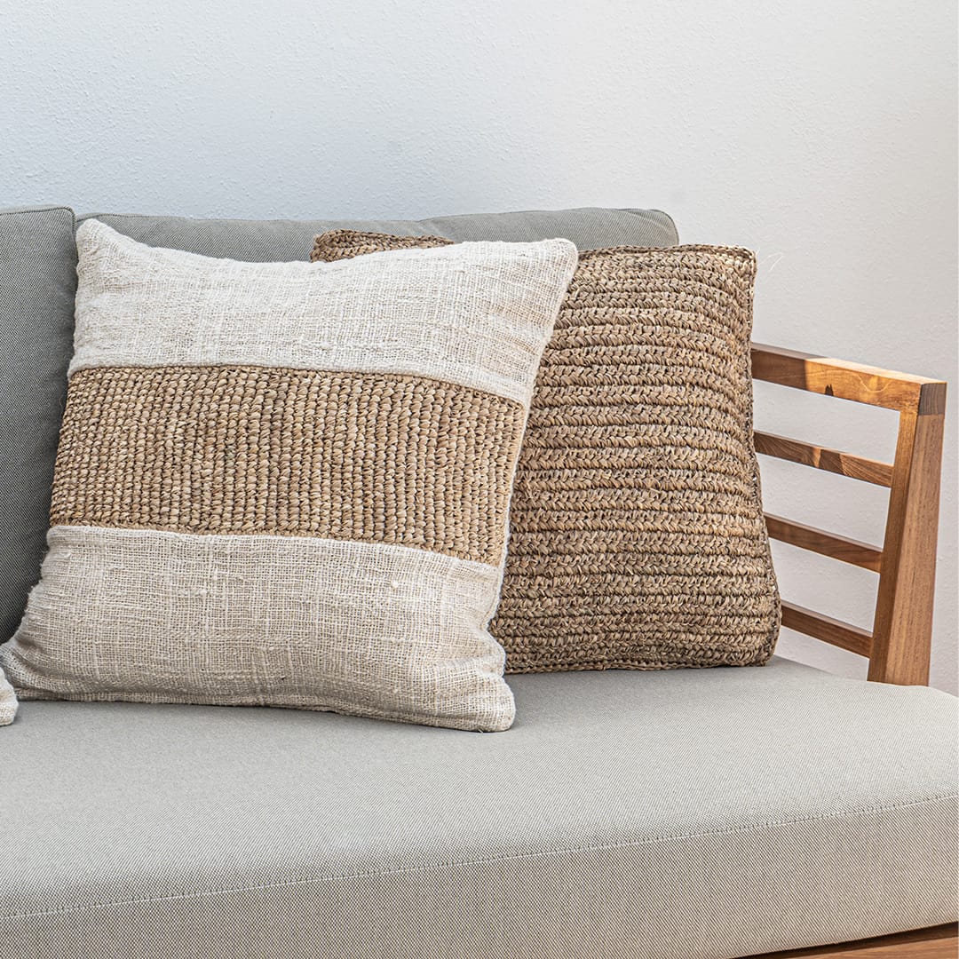 Zoco Home Decor/Textile Raffia Cushion Cover | 45x45cm