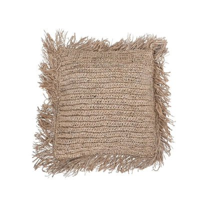 Zoco Home Decor/Textile/Cushions Raffia Cushion Cover | Fringe | 45x45cm