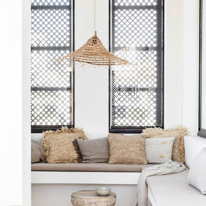 Zoco Home Decor/Textile Raffia Cushion Cover | Fringe 60x60cm