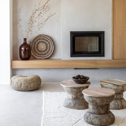 Zoco Home Furniture Raffia Pouf | 65x35cm