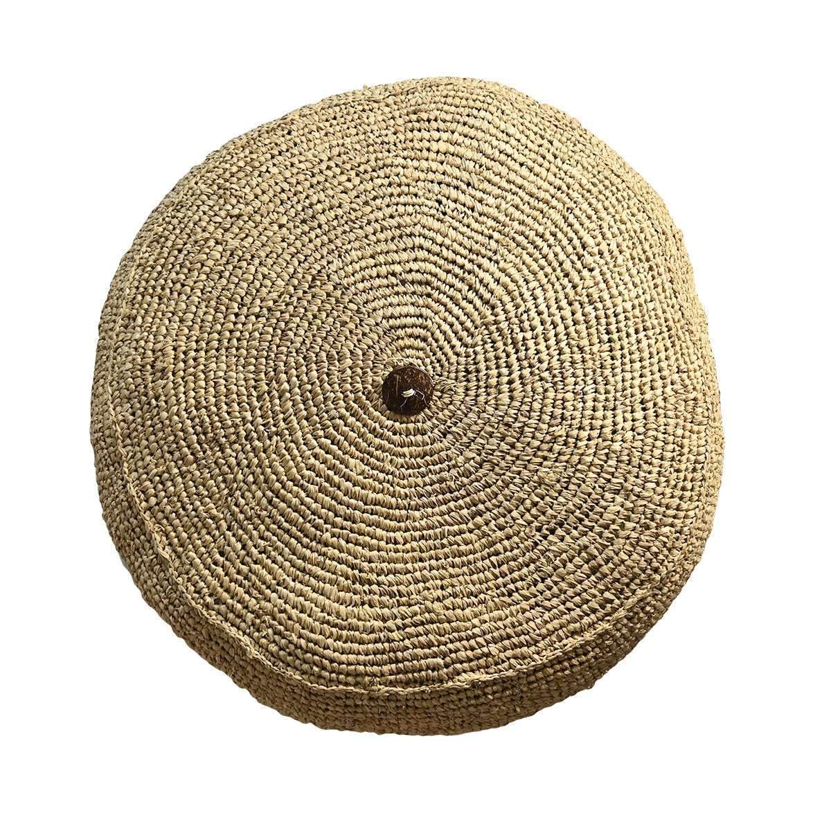 Zoco Home Furniture/Chair Raffia Pouf | 65x35cm