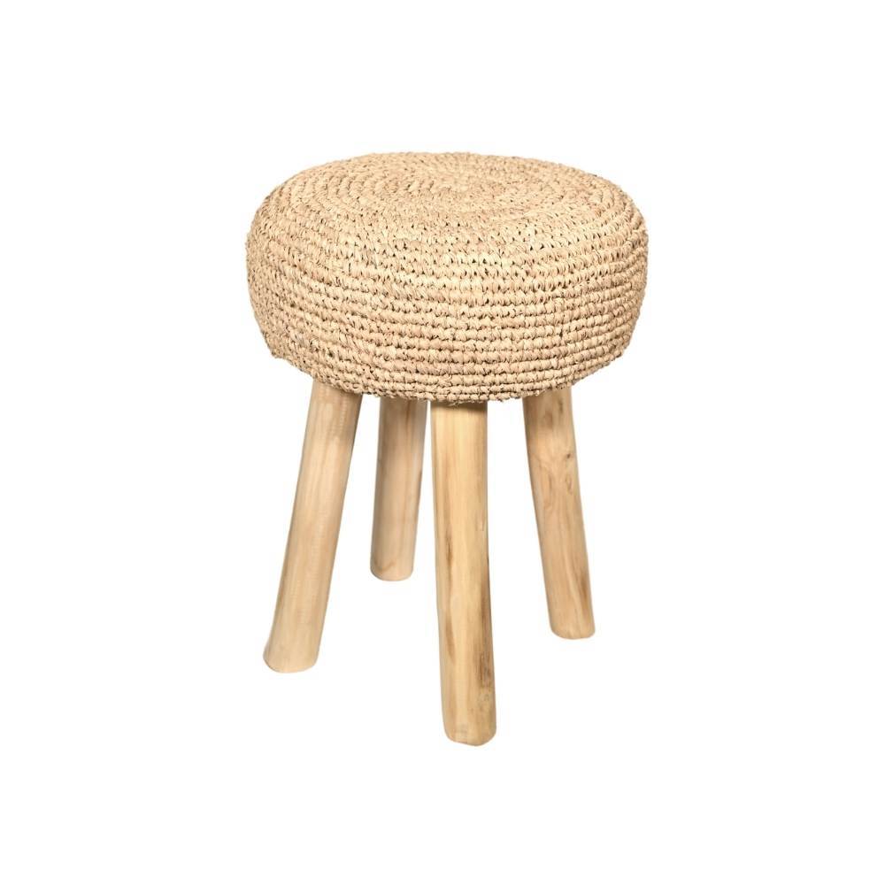 Zoco Home Home accessories Raffia Stool | Natural