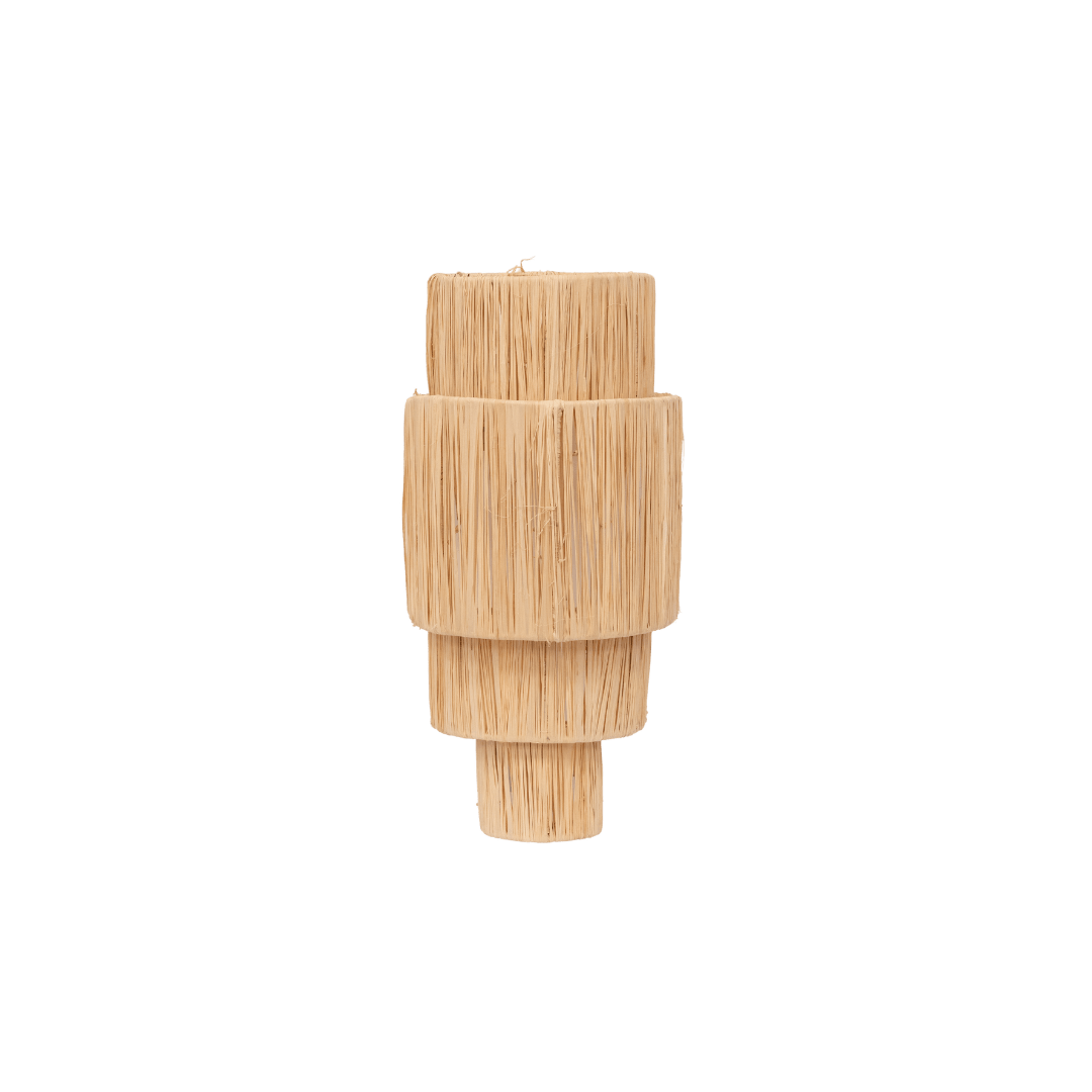 Zoco Home Decor/Lighting Raffia wall lamp | 25x15x52cm