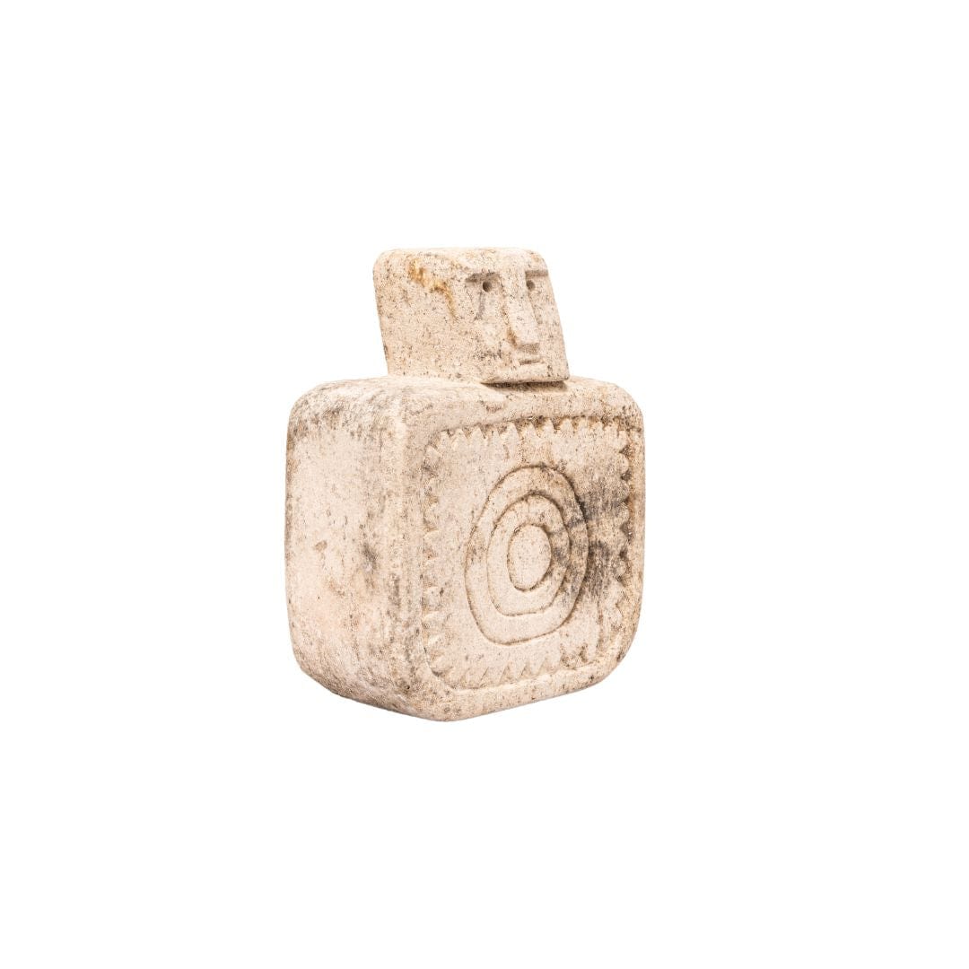 Zoco Home Decor/Accessories/Statues Raja Sumba Stone Statue Target Symbol | Regular