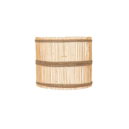 Zoco Home Furniture Rattan Wall Lamp | Square