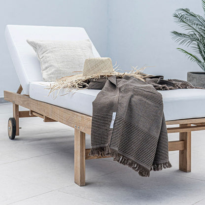Zoco Home Decor/Textile Recycled Cotton Towel | Brown | 80x180cm