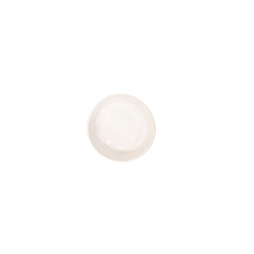 Zoco Home Decor/Kitchen Recycled Stoneware Bowl | White | 10x5cm