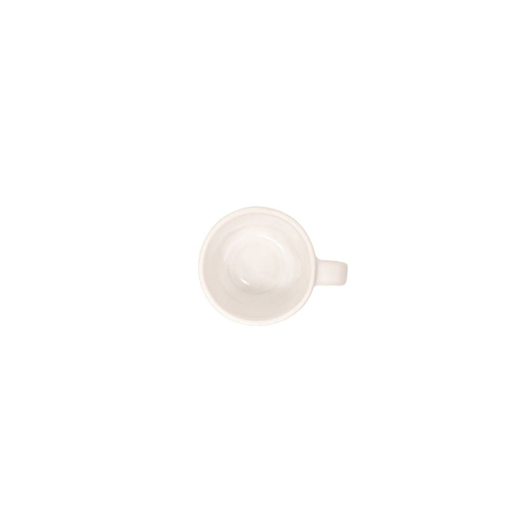 Zoco Home Decor/Kitchen Recycled Stoneware Coffee Cup | White  | 7x6cm