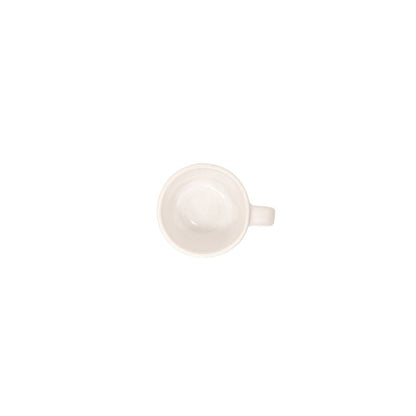 Zoco Home Decor/Kitchen Recycled Stoneware Coffee Cup | White  | 7x6cm