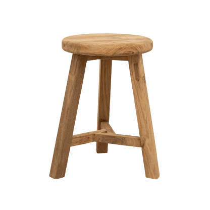 Zoco Home Recycled Teak Stool | 30x30x45cm