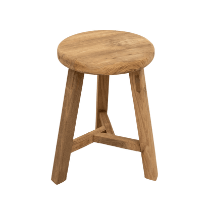 Zoco Home Recycled Teak Stool | 30x30x45cm