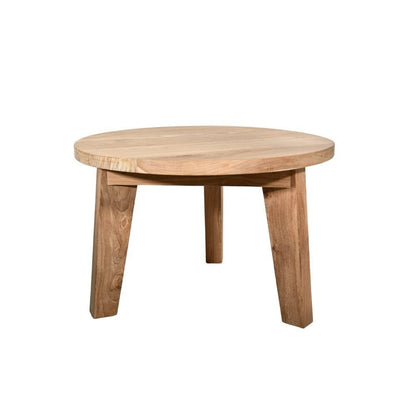 Zoco Home Furniture/Table Round Teak Coffee Table | 65cm