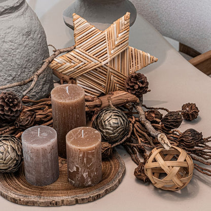 Zoco Home Decor/Accessories Rustic Candle | White