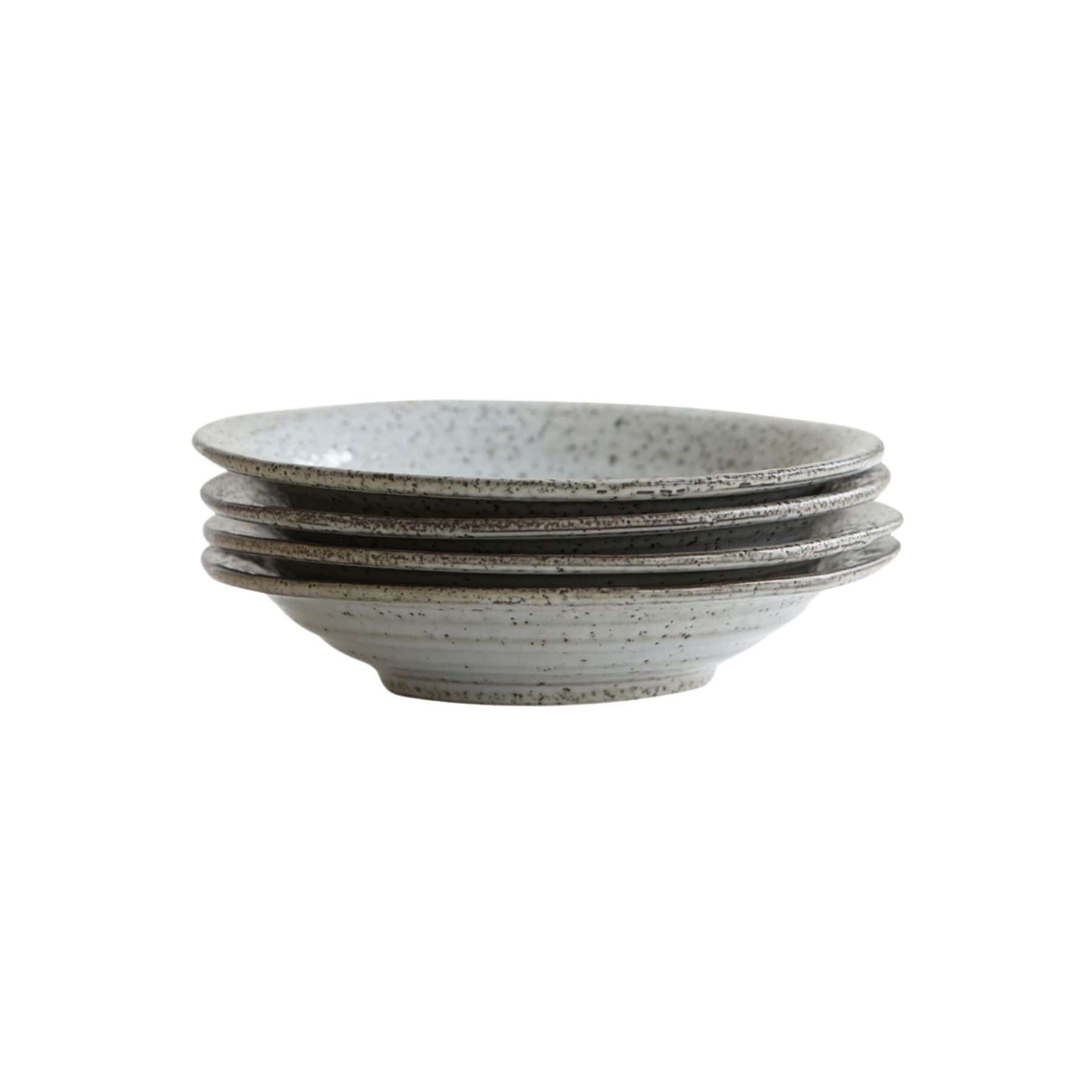 Zoco Home Decor/Kitchen Rustic Soup Plate | Grey/Blue