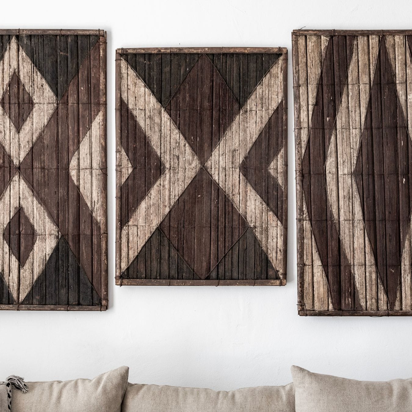 Zoco Home Posters, Prints, & Visual Artwork Salampasu Bamboo Wall Panel | Z20 | 52x85cm