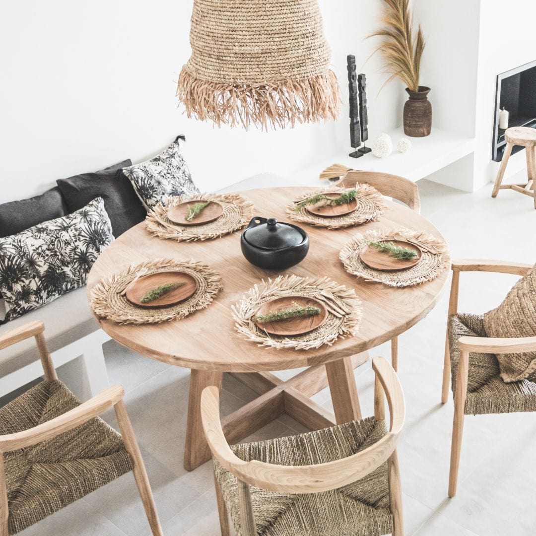 Zoco Home Sama Round Dining Table | 140cm