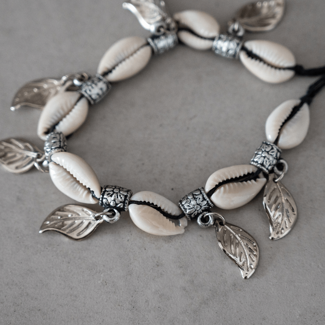 Zoco Home Decor/Accessories Seashell Anklet | Black