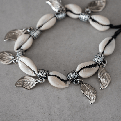 Zoco Home Decor/Accessories Seashell Anklet | Black
