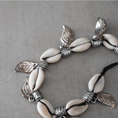 Zoco Home Decor/Accessories Seashell Anklet | Black
