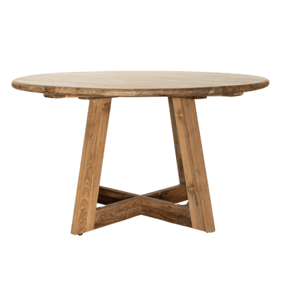 Zoco Home Furniture/Table Senza Recycled Teak Round Dining Table