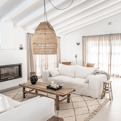 Zoco Home Lighting Shezad Seagrass Lampshade | L