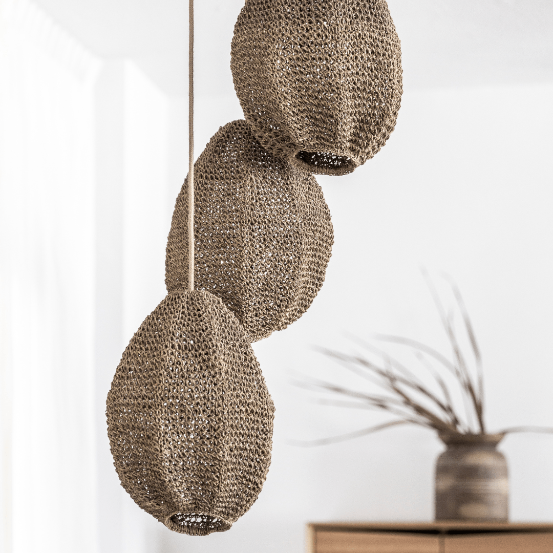 Zoco Home Sisal Hanging Lamp | 25x35cm