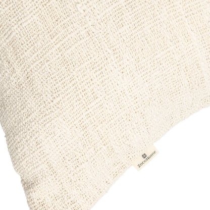 Zoco Home Decor/Textile Soraya Cotton Cushion Cover Plain | Off-White | 50x50cm