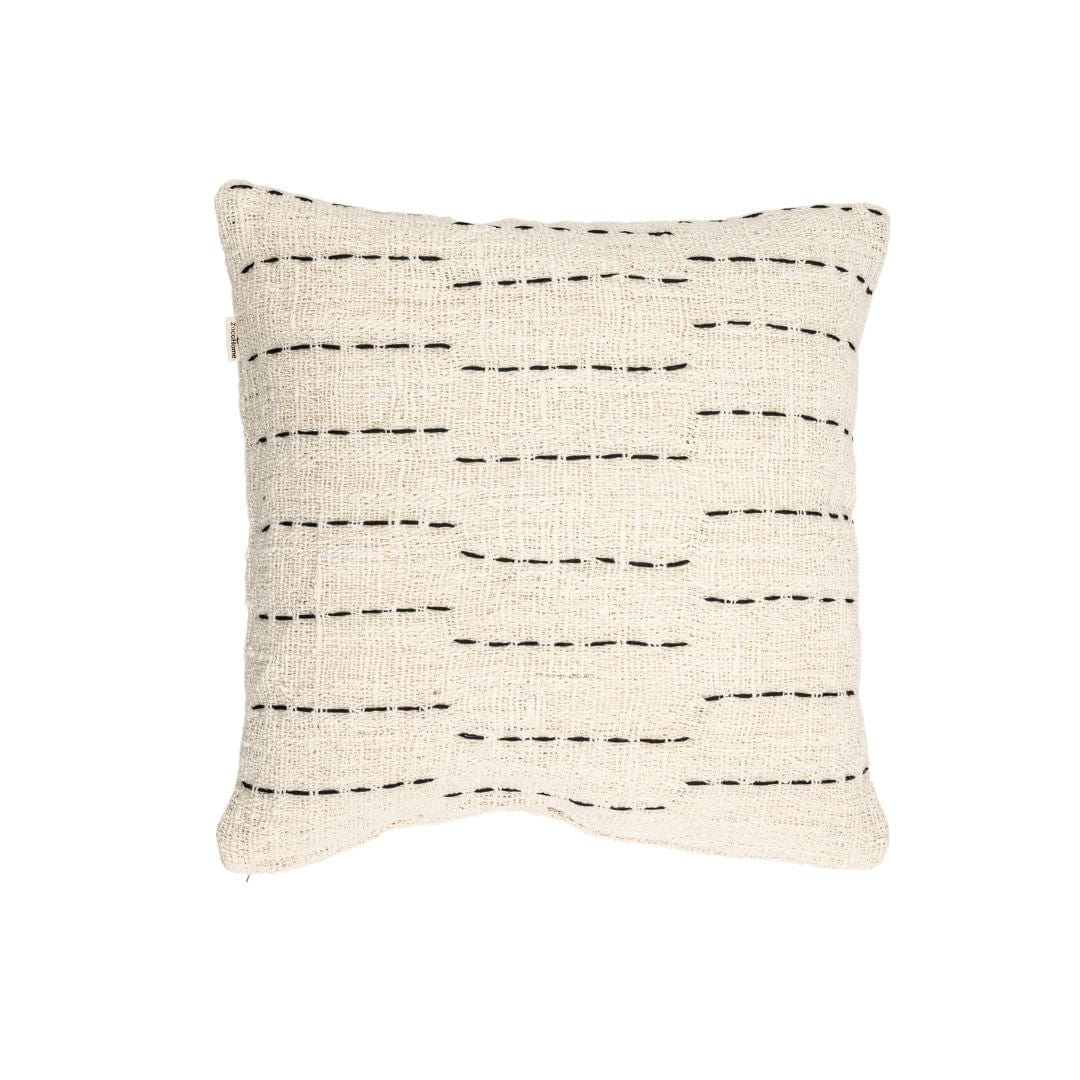 Zoco Home Decor/Textile Soraya Cotton Cushion Cover Stripes | Off-White | 50x50cm