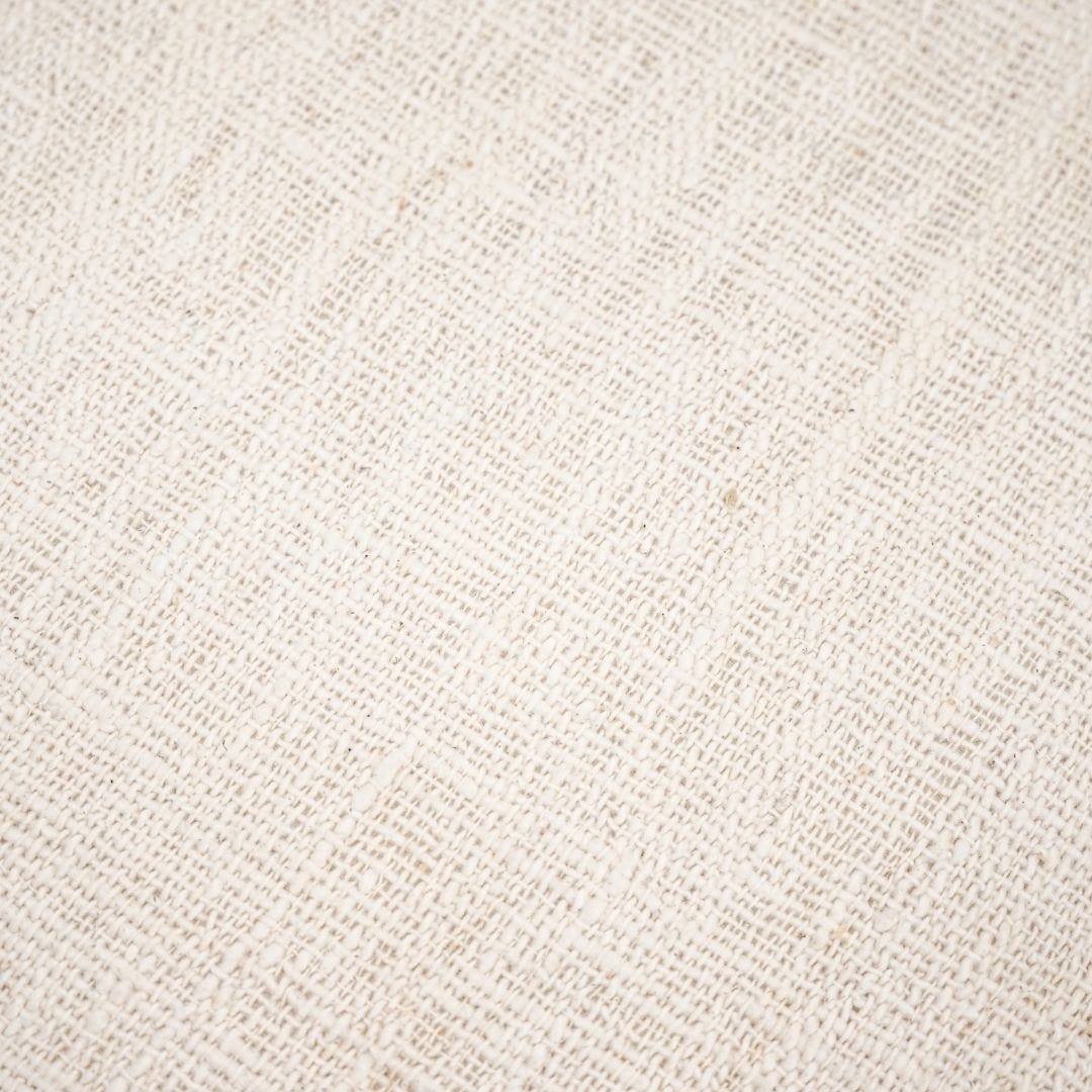 Zoco Home Poufs / Ottomans Soraya Pouf | Off-White | 70x70x30cm