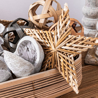 Zoco Home Decor/Christmas Straw Christmas Star | Five-pointed