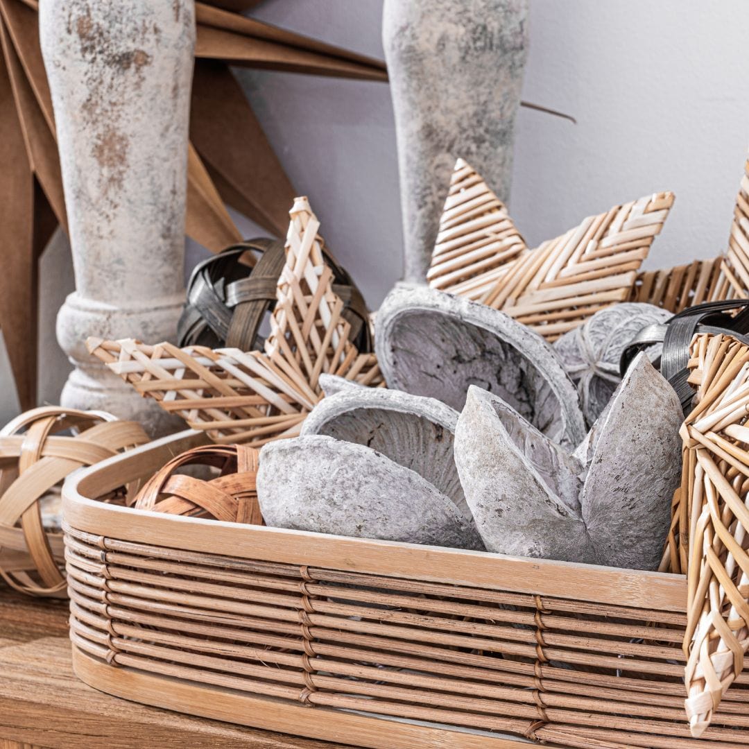 Zoco Home Decor/Christmas Straw Christmas Star | Five-pointed