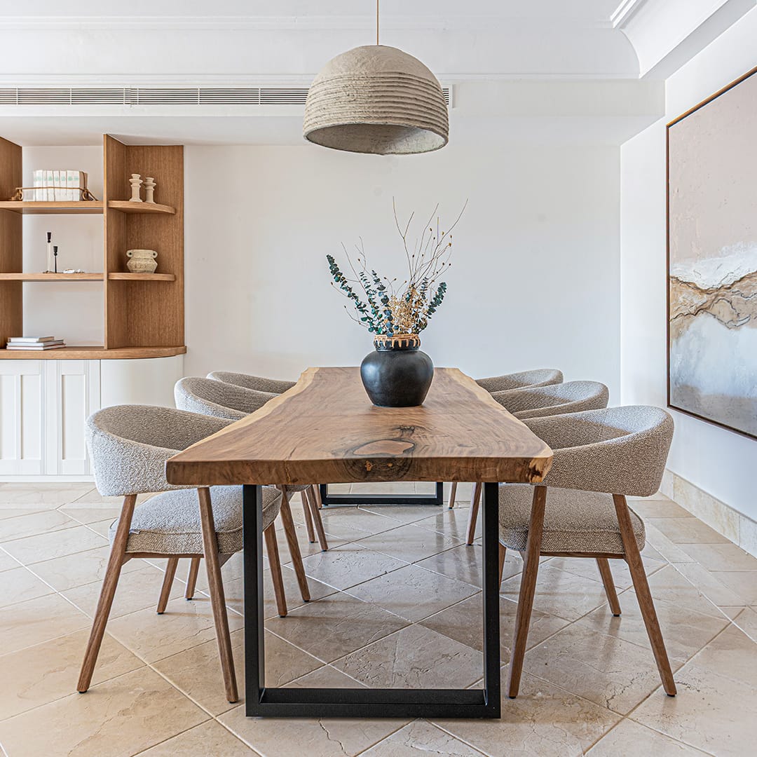 Zoco Home Furniture/Table Suar Wood Dining Table | 250cm