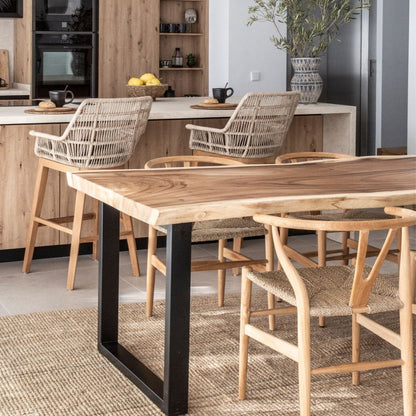 Zoco Home Furniture Suar Wood Dining Table | 300cm