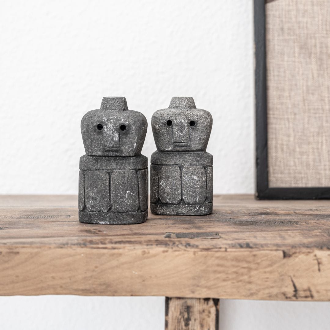 Zoco Home Decor/Accessories Sumba Statue | Stonewashed Black
