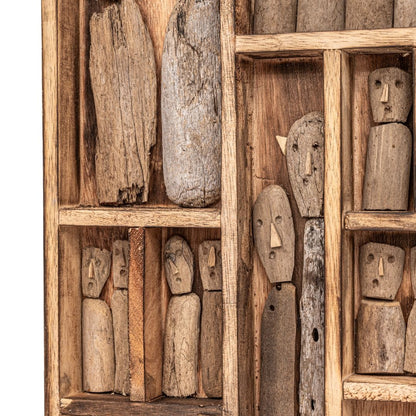 Zoco Home Sumba Tribe Wooden Wall Art | 60x80cm