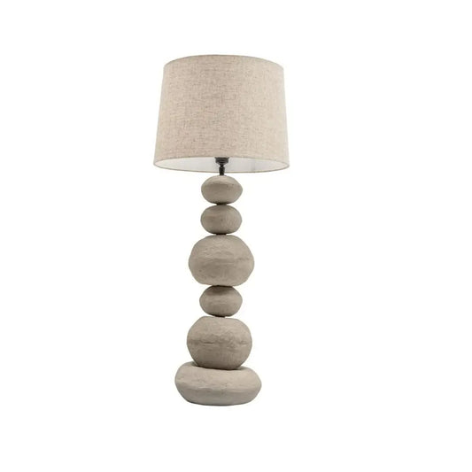 Zoco Home Decor/Lighting/Table lighting Tahlia Table Lamp Pebble Stack | Sand