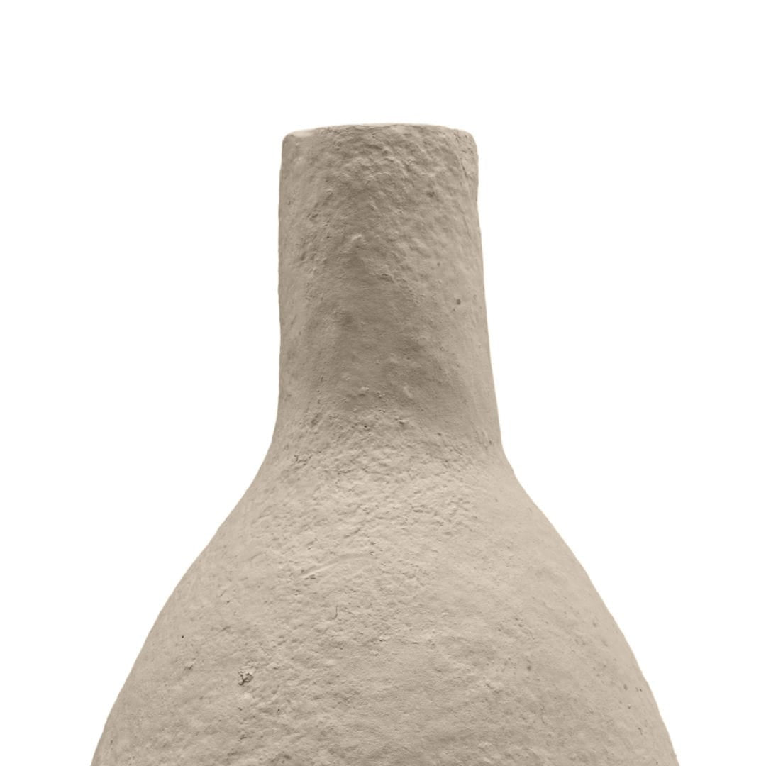 Zoco Home Tahlia Vase Sculpted Neck | Sand