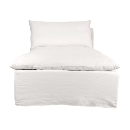 Zoco Home Tarifa Linen Chaise Longue Sofa | One Seater