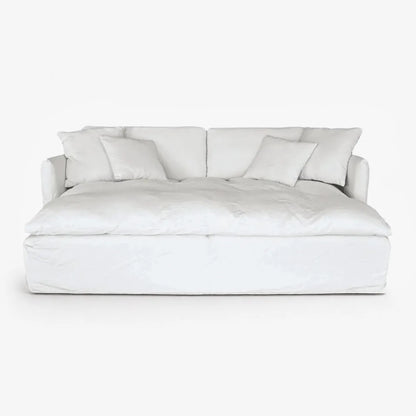 Zoco Home Furniture/Sofa Tarifa Linen Lounge Sofa | 240x190x80cm