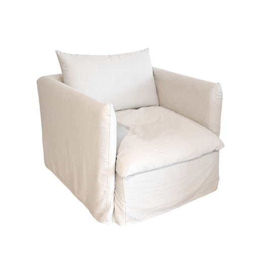 Zoco Home Furniture Tarifa Linen Lounge Sofa | One Seater | Extra Colors