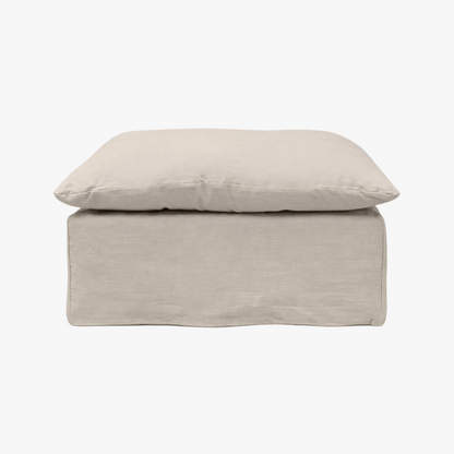 Zoco Home Furniture/Sofa Tarifa Linen Pouf