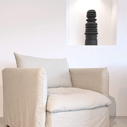 Zoco Home Furniture/Sofa Tarifa Linen Single Sofa