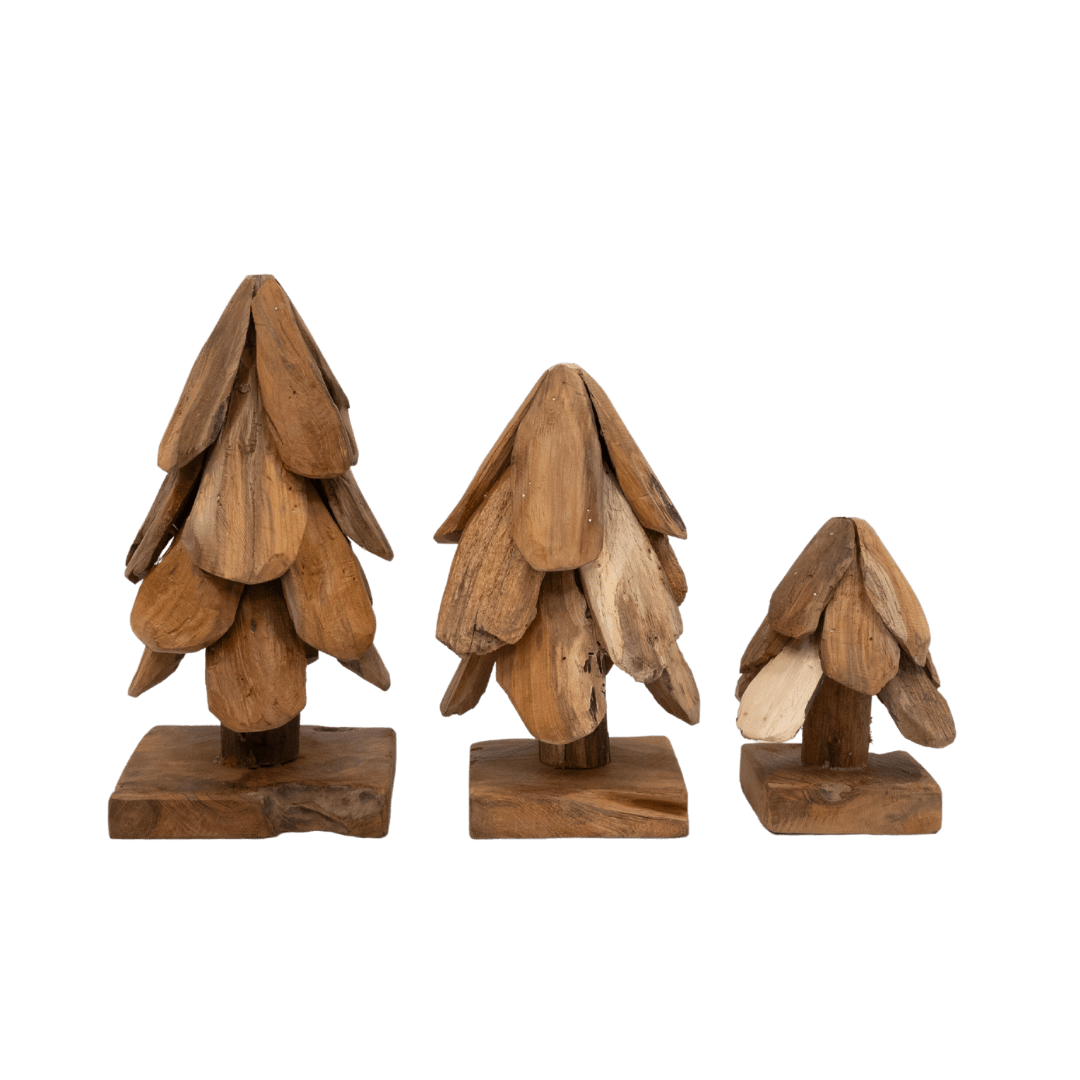 Zoco Home Teak Christmas Tree