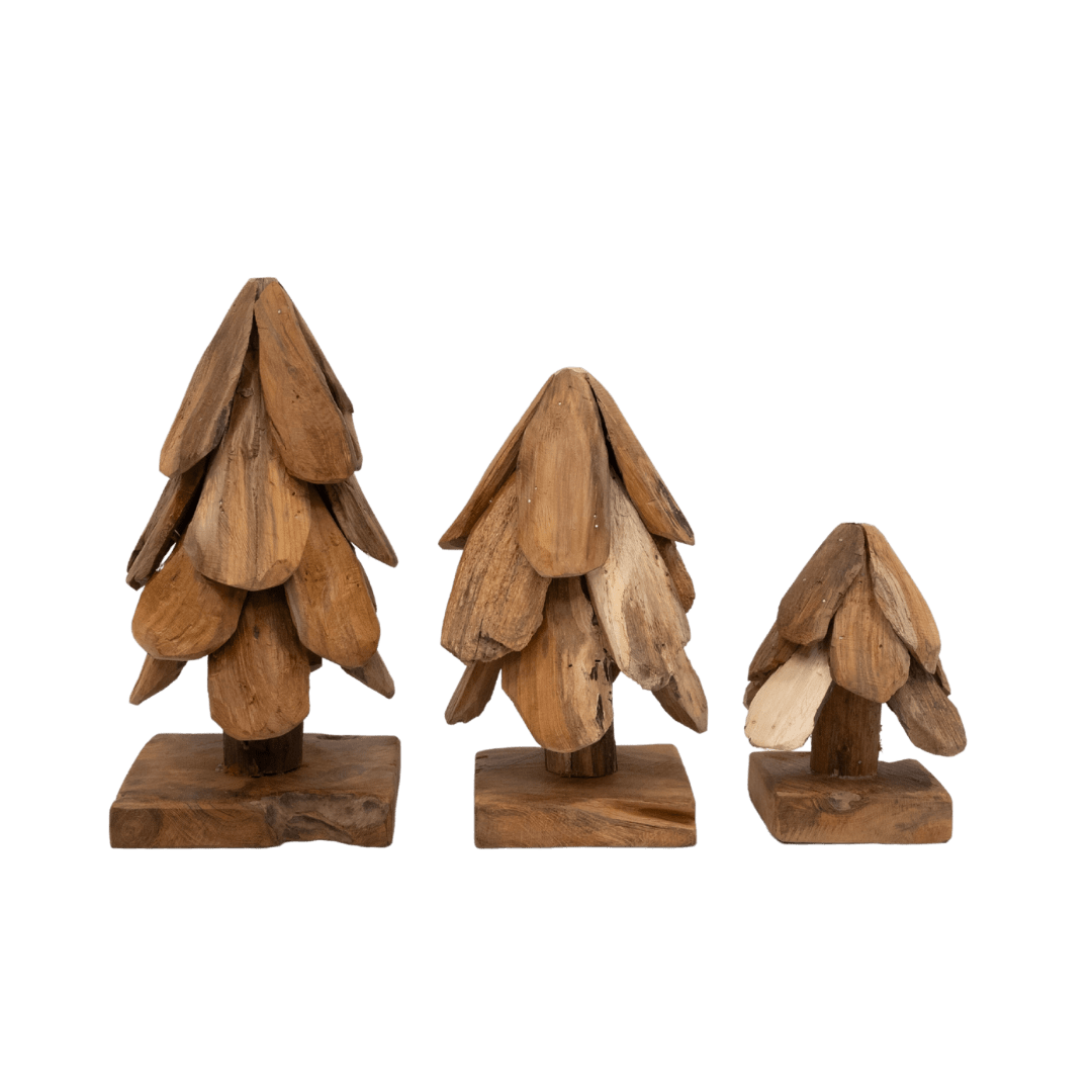Zoco Home Decor/Christmas Teak Christmas Tree