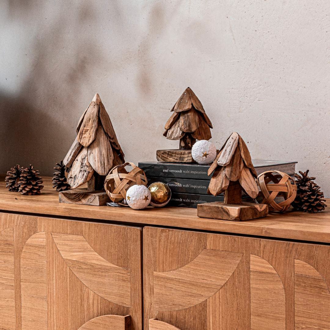 Zoco Home Decor/Christmas Teak Christmas Tree