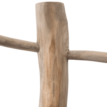 Zoco Home Teak Coat Hanger | 35x35x155m