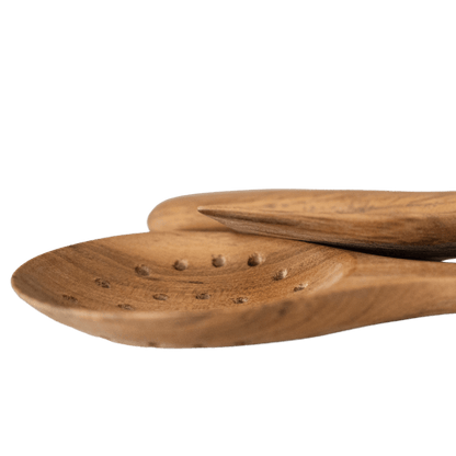 Zoco Home Decor/Kitchen Teak Cooking Set of 3 | 31cm