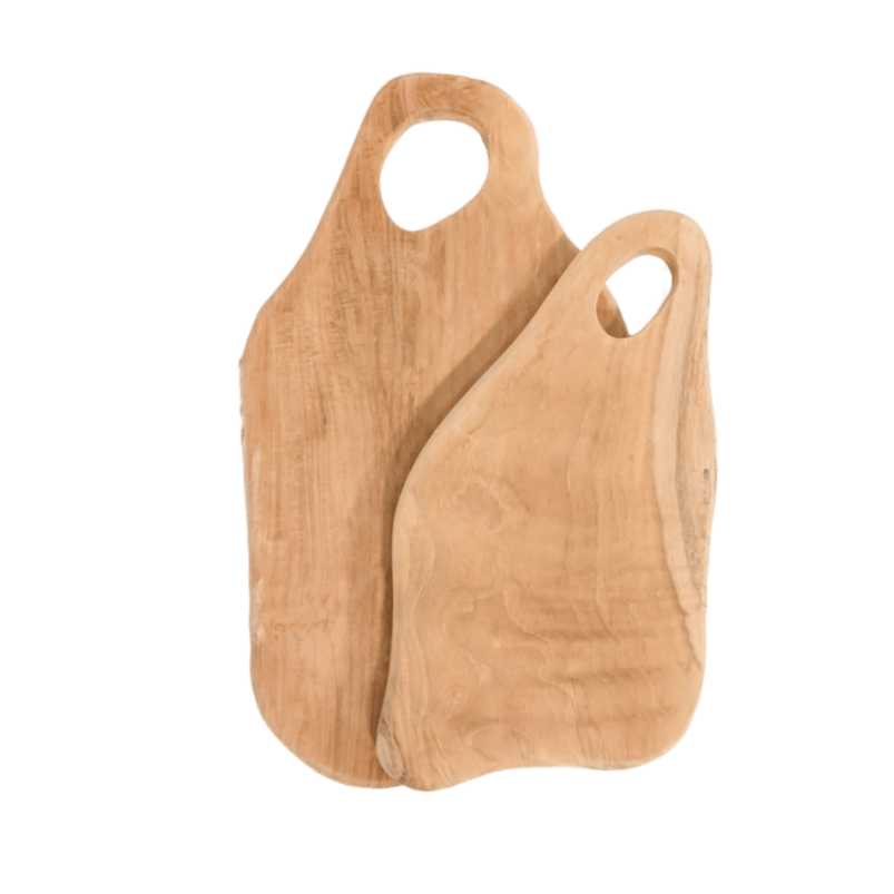 Zoco Home Decor/Kitchen Teak Cutting Board - Abstract  | 40cm