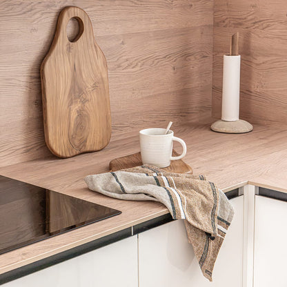 Zoco Home Decor/Kitchen Teak Cutting Board - Abstract  | 40cm