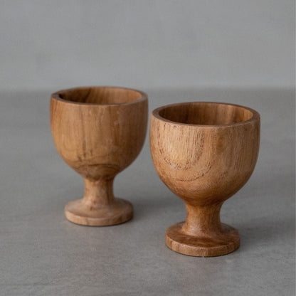 Zoco Home Decor/Kitchen Teak Egg Cup | Natural